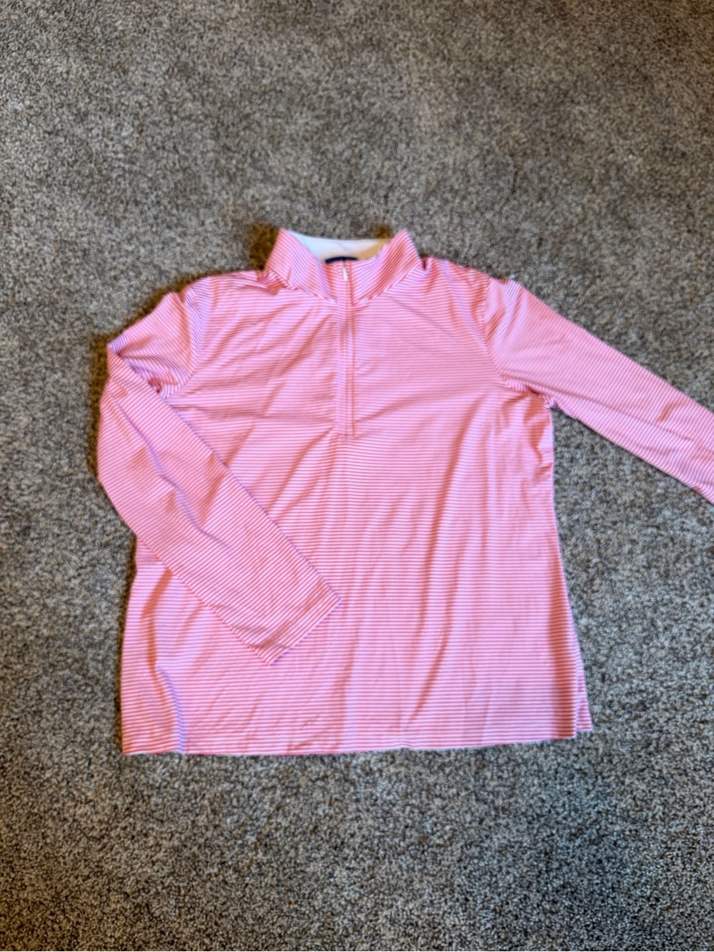 J.McLaughlin Bedford 1/4 Zip Pullover Catalina Cloth Nautical Preppy Sport Sz XL